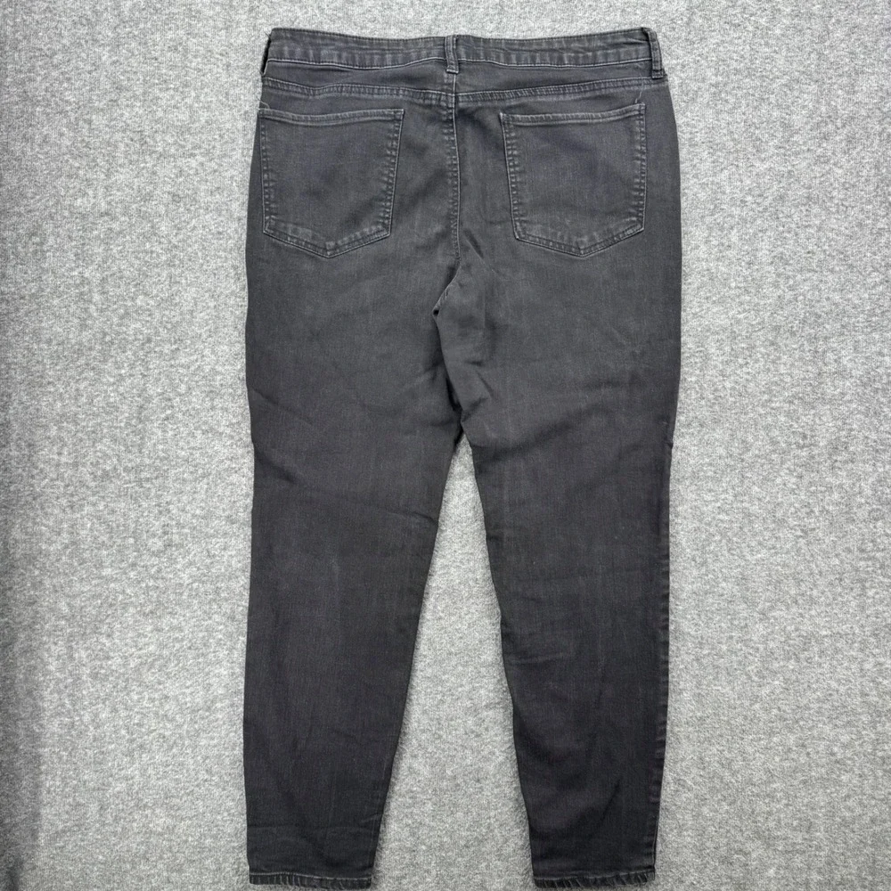 SO Womens High Rise Skinny Jeans Black Wash Stretch Denim Size 15 Casual  y2k